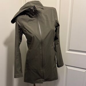 Lululemon Athletica Olive Trench Coat